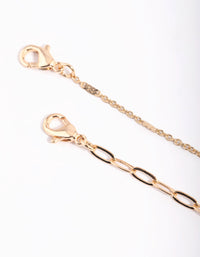 Gold Celestial Diamante Anklet Set - link has visual effect only