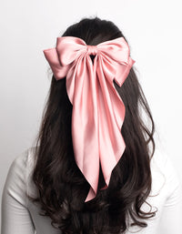 Pink Bow Clip - link has visual effect only