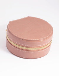 Blush Round Jewellery Box - link has visual effect only
