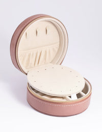 Blush Round Jewellery Box - link has visual effect only