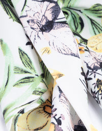 Colourful Floral Lilly Bandana Hair Scarf - link has visual effect only