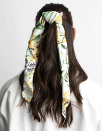 Colourful Floral Lilly Bandana Hair Scarf - link has visual effect only