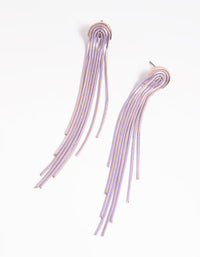 Lilac Waterfall Drop Earrings - link has visual effect only