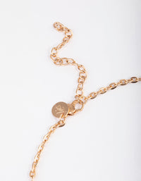 Gold Multi Chain Fringe Necklace - link has visual effect only