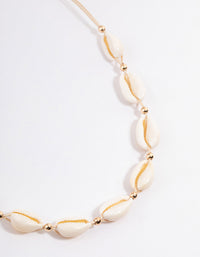 Gold Shell Toggle Choker - link has visual effect only