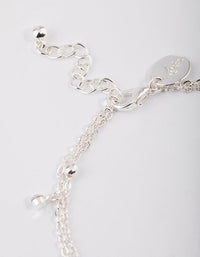 Silver Animal & Diamante Charm Anklet Pack - link has visual effect only
