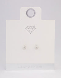 Sterling Silver Fireball Stud Earrings - link has visual effect only