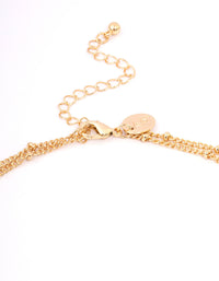 Gold Fine Y-Shape Pearl Long Necklace - link has visual effect only