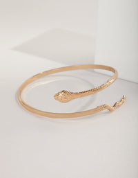 Gold Rattle Snake Arm Cuff - link has visual effect only