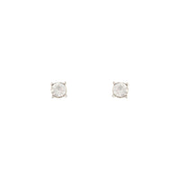 2 Carat Glass Stud Earrings - link has visual effect only