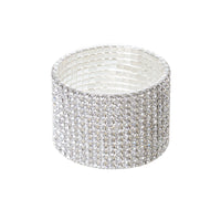 Silver Stretch Diamante Bracelet - link has visual effect only