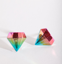 Kids Rainbow Reflective Earrings - link has visual effect only