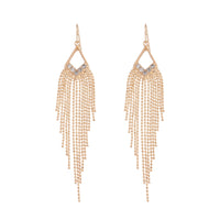 Gold Cascading Drop Earrings - link has visual effect only