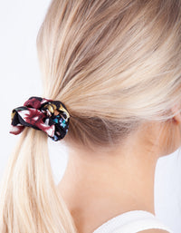 Satin Mixed Floral Scrunchie Pack - link has visual effect only