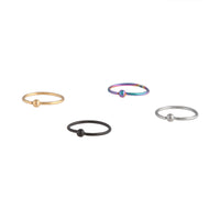 Metals Nose Ring 4-Pack - link has visual effect only