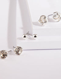 Silver Micro Stud Earring 5-Pack - link has visual effect only