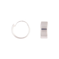 Sterling Silver Chunky 18mm Hoop Earrings - link has visual effect only